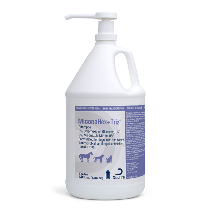 MiconaHex+Triz Medicated Antifungal & Antibacterial Shampoo for Dogs, Cats & Horses