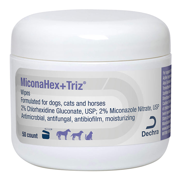 MiconaHex+Triz Wipes, 2.25" round, 50 ct jar