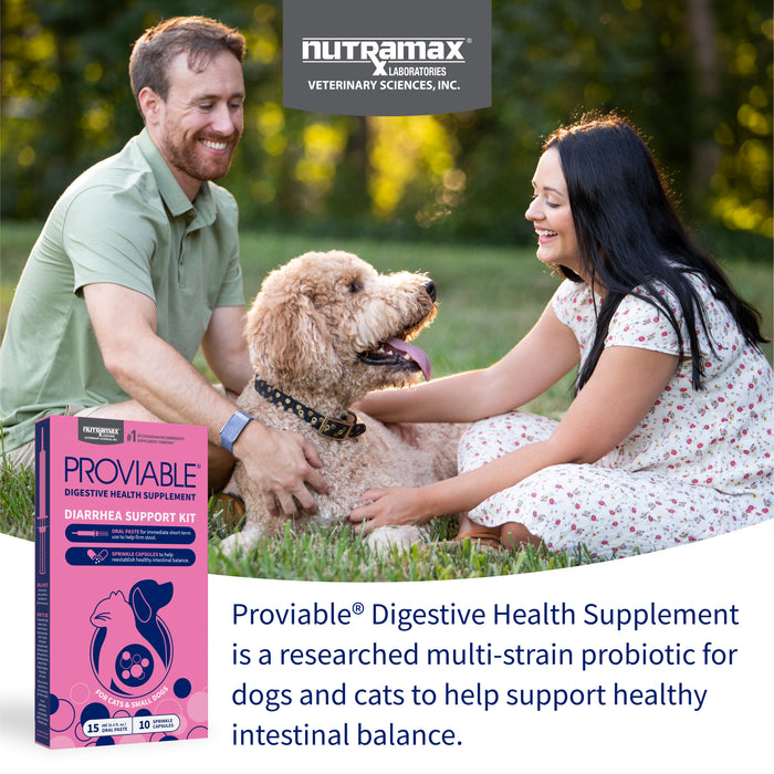 Nutramax Proviable-KP/DC Kit for Dogs and Cats, 10 Capsules