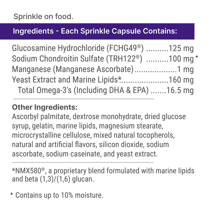 Nutramax Cosequin Senior Joint Health Supplement for Cats, 60 Sprinkle Capsules