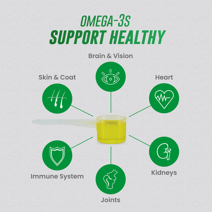 Nutramax Welactin Natural Omega-3 Liquid Skin & Coat Supplement for Dogs