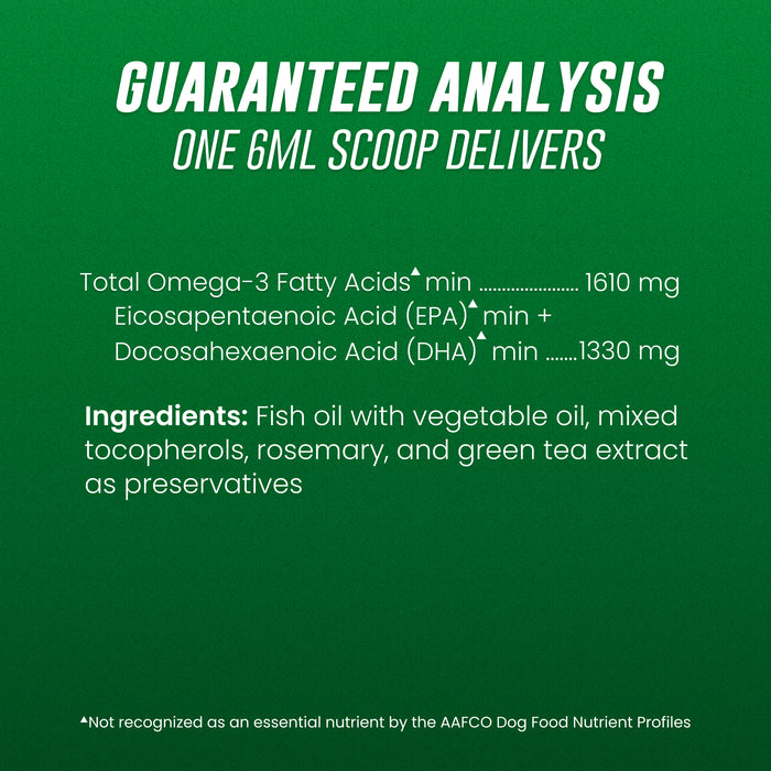 Nutramax Welactin Natural Omega-3 Liquid Skin & Coat Supplement for Dogs