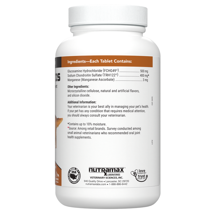 Nutramax Cosequin DS Joint Health with Glucosamine and Chondroitin Supplement for Dogs