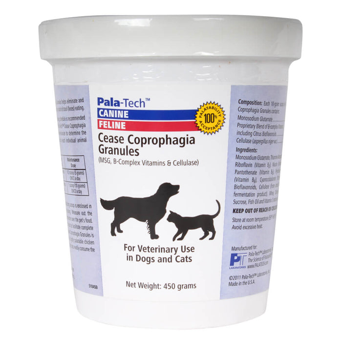 Cease Coprophagia Granules for Dogs and Cats  450 grams Size 450 grams