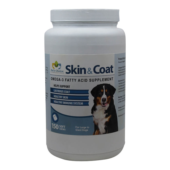 Skin & Coat Omega Soft Chews for Dogs - 150  