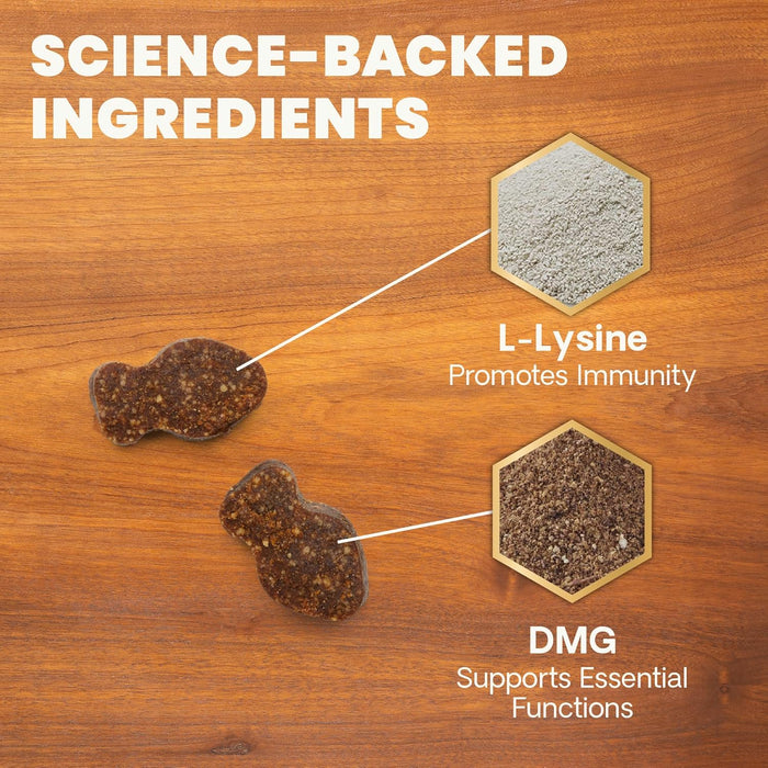 Vetri Lysine Plus para gatos, 120 comprimidos masticables del tamaño de un bocado