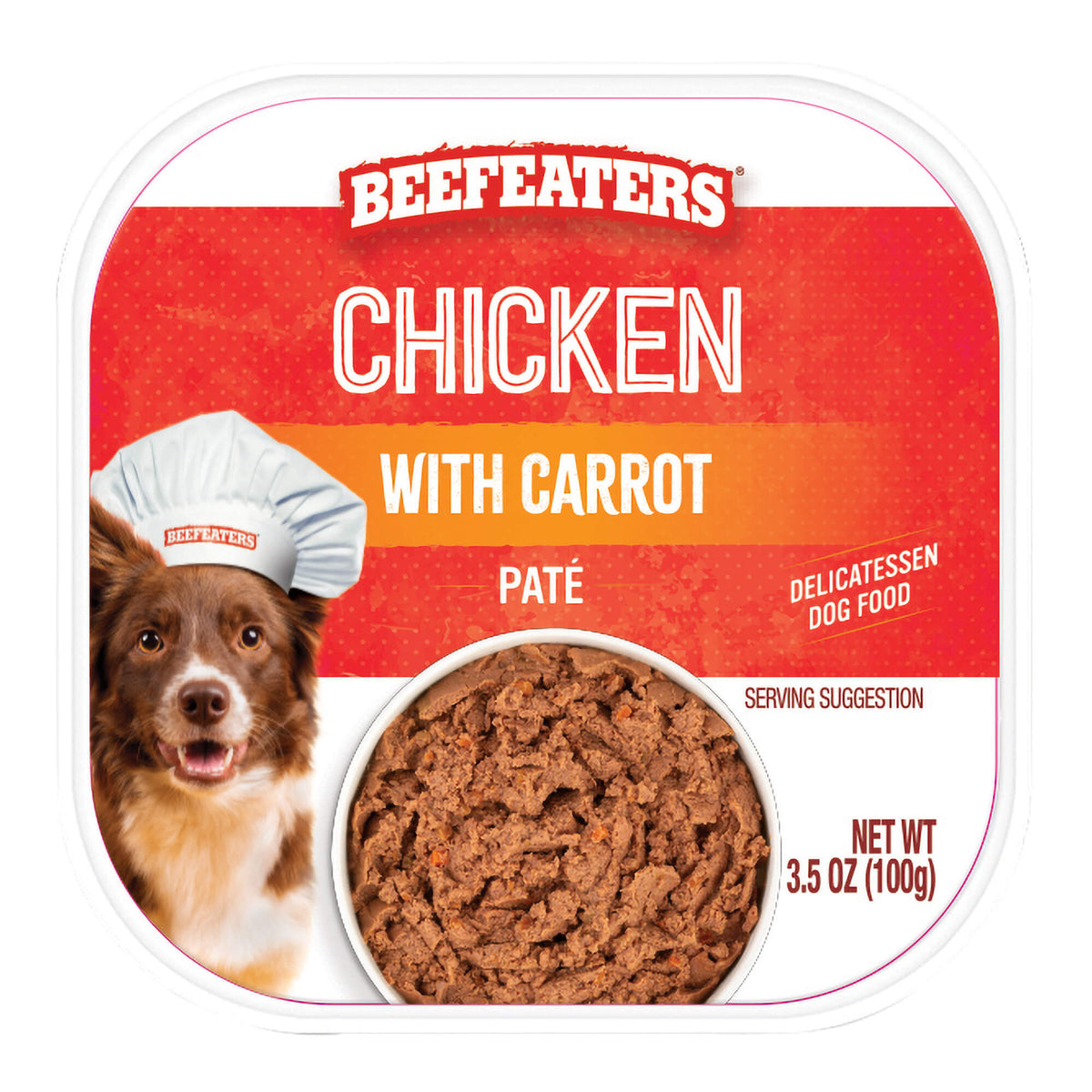 Beefeaters Chicken with Carrot Pate for Dogs, 3.5oz, Case of 96 — Jeffers