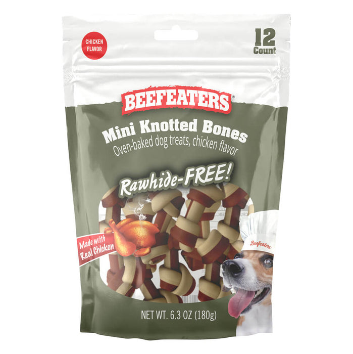 Beefeaters Rawhide Free Knotted Dog Bone