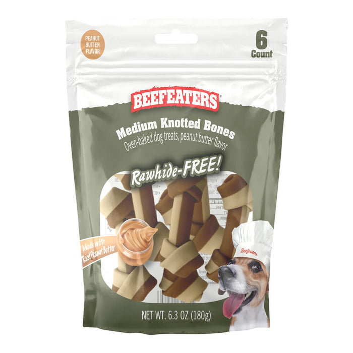 Beefeaters Rawhide Free Knotted Dog Bone