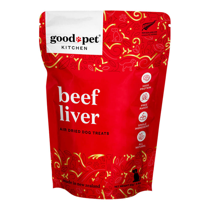 Beef Liver Air Dried Dog treat 2.8oz  