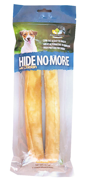 Pet's Choice Hide No More Dog Chews with Chicken - 9" - 10", 2 Count  