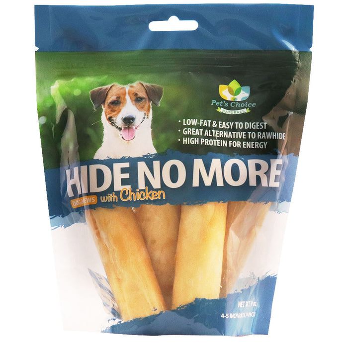 Pet's Choice Hide No More Dog Chews with Chicken - 4" - 5", 4 Count  