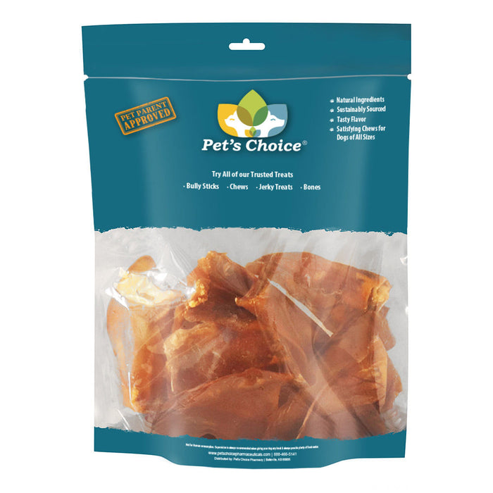 Pet's Choice Plain Pig Ears - 10 Count  