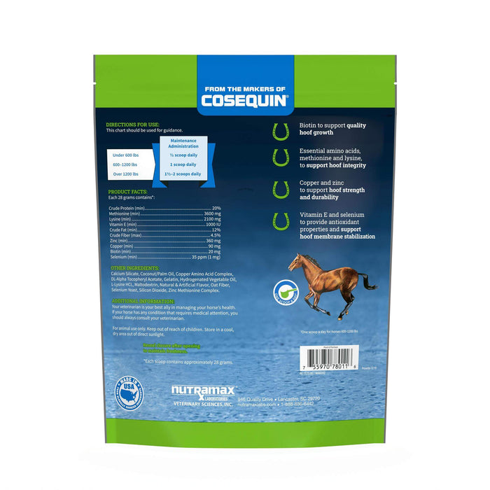 Cosequin Calxequin Pellets Daily Hoof Support for Horses, 1260 Grams  