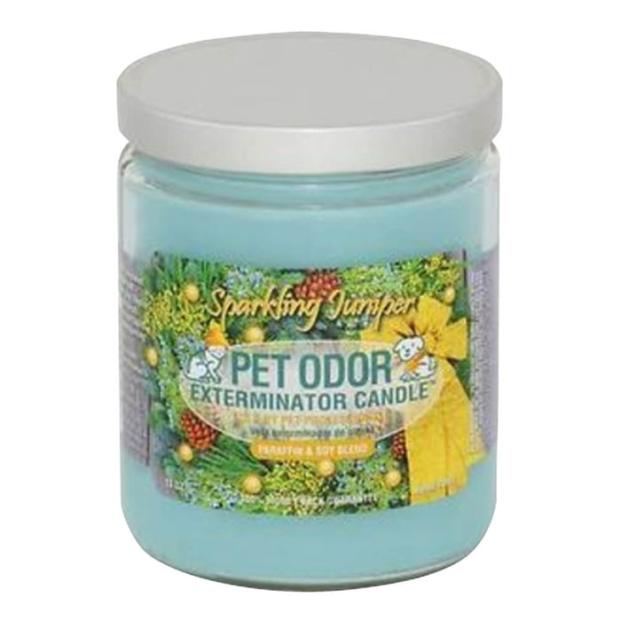 Pet Odor Exterminator Candle, Sparkling Juniper, 13 oz