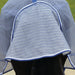 WeatherBeeta ComFITec RipShield Plus Detach-a-Neck Fly Sheet - White/Blue 69 in 