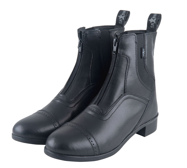 Saxon Syntovia Zip Paddock Boots, Childrens - Youth 1  