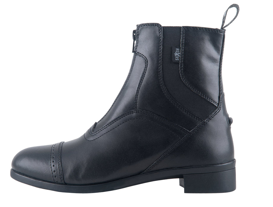 Saxon Syntovia Zip Paddock Boots, Childrens - Youth 4  