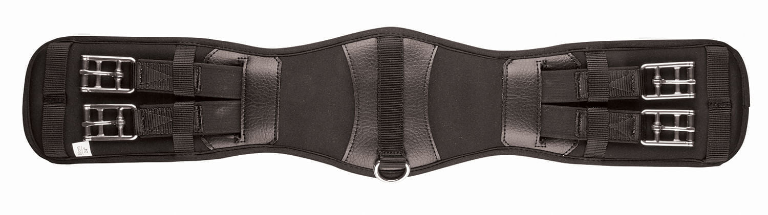 Collegiate Memory Foam Dressage Girth, Black - 36 in  