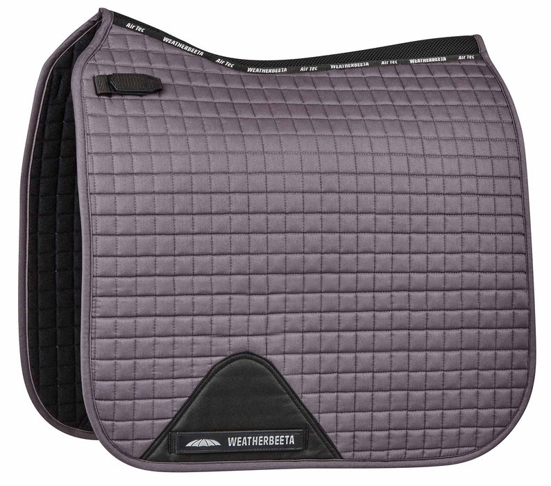 WeatherBeeta Prime Dressage Saddle Pad - Gray  