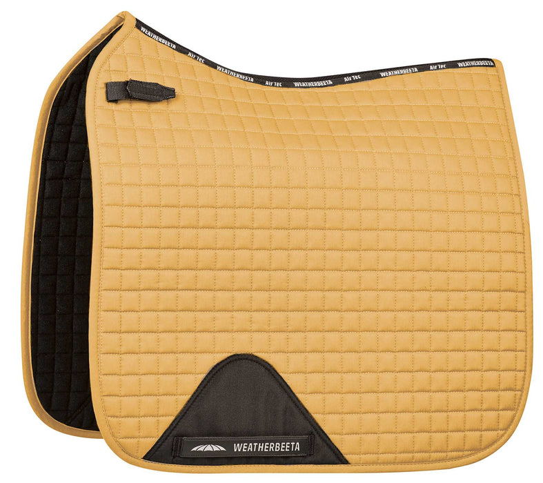 WeatherBeeta Prime Dressage Saddle Pad - Mustard Yellow  