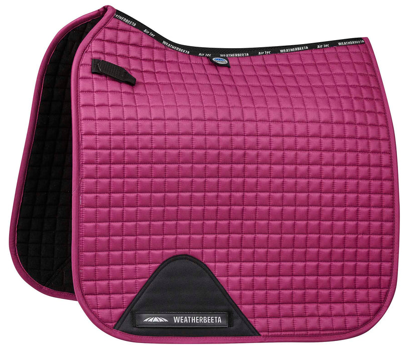 WeatherBeeta Prime Dressage Saddle Pad - Red Violet  