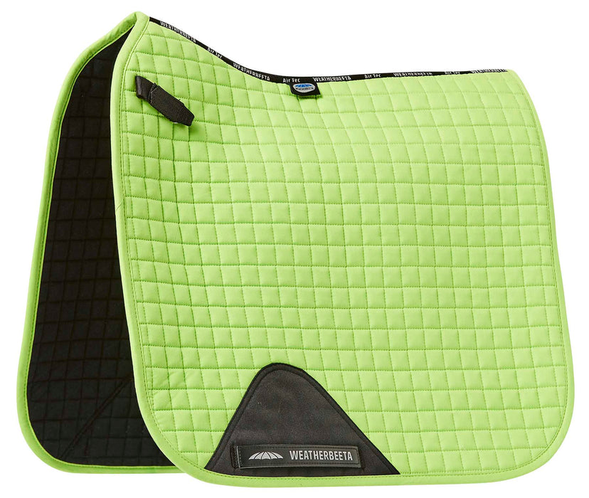 WeatherBeeta Prime Dressage Saddle Pad - Lime Green  