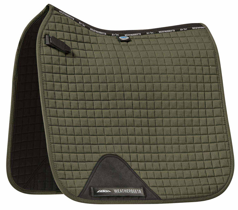 WeatherBeeta Prime Dressage Saddle Pad - Olive  