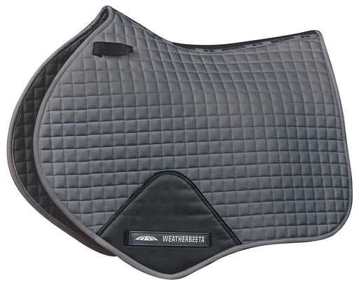 WeatherBeeta Jump Shaped Saddle Pad - Gray  