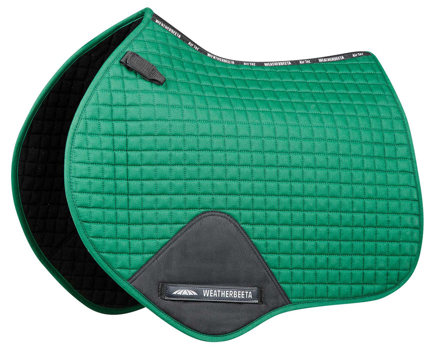 WeatherBeeta Jump Shaped Saddle Pad - Hunter Green  