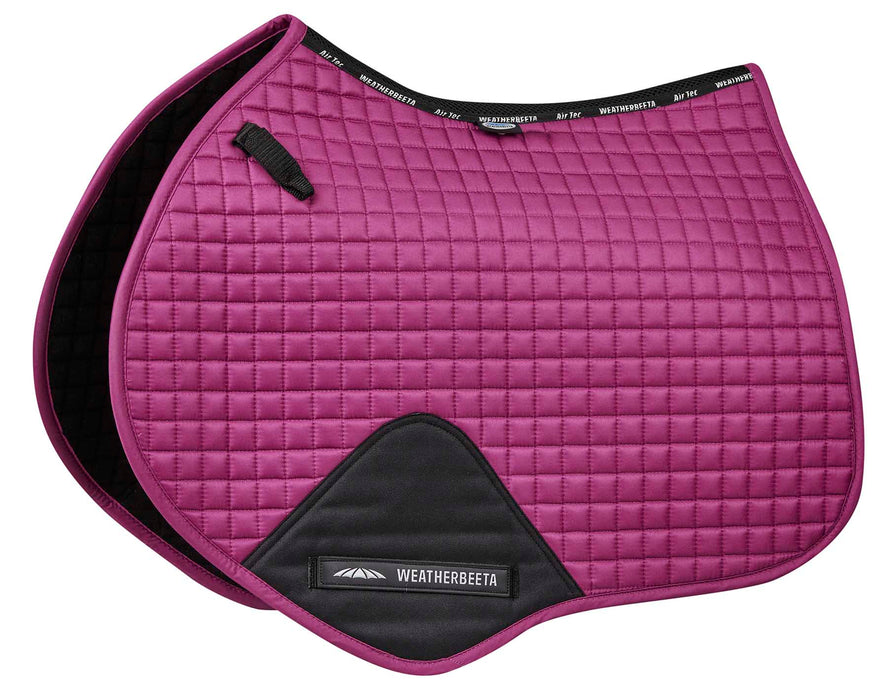 WeatherBeeta Jump Shaped Saddle Pad - Red Violet  