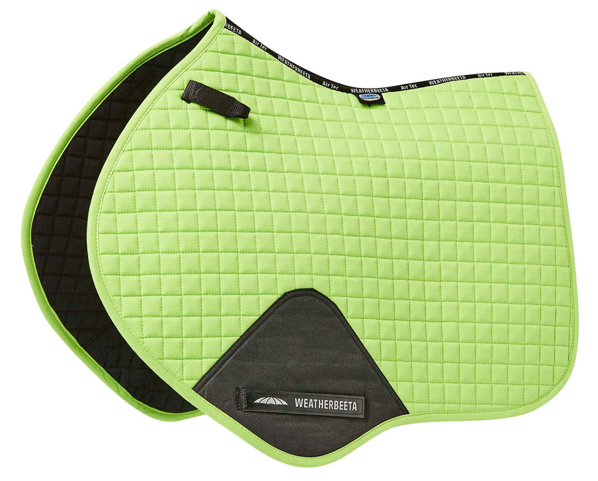 WeatherBeeta Jump Shaped Saddle Pad - Lime Green  