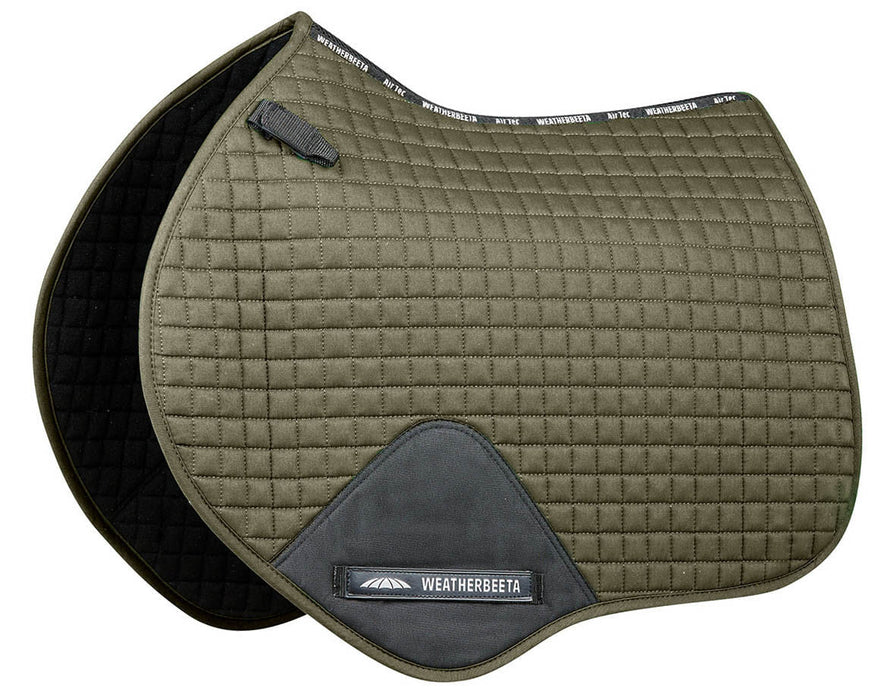 WeatherBeeta Jump Shaped Saddle Pad - Olive  