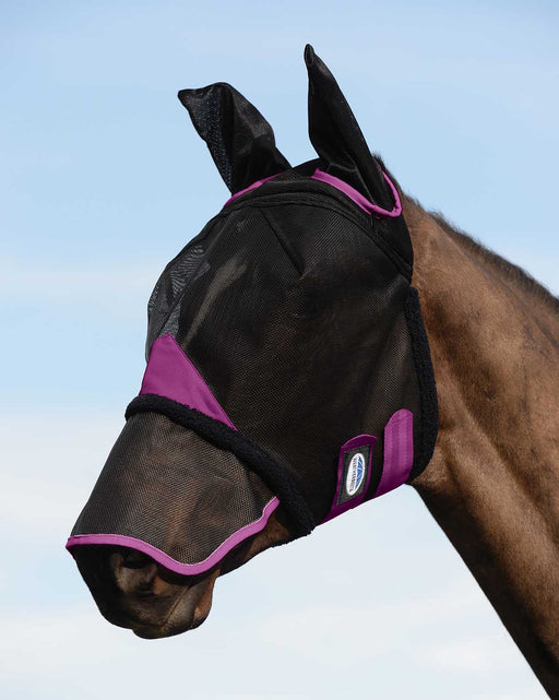 ComFITec Durable Mesh Fly Mask for Horses w/ Ears & Nose - Full  