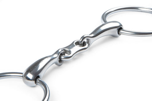 JP Korsteel French Link Loose Ring Snaffle Bit - 5.5 in  