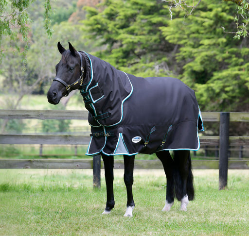 WeatherBeeta ComFITec Ultra Cozy III Detach-a-Neck Heavy Horse Blanket - 87 in  