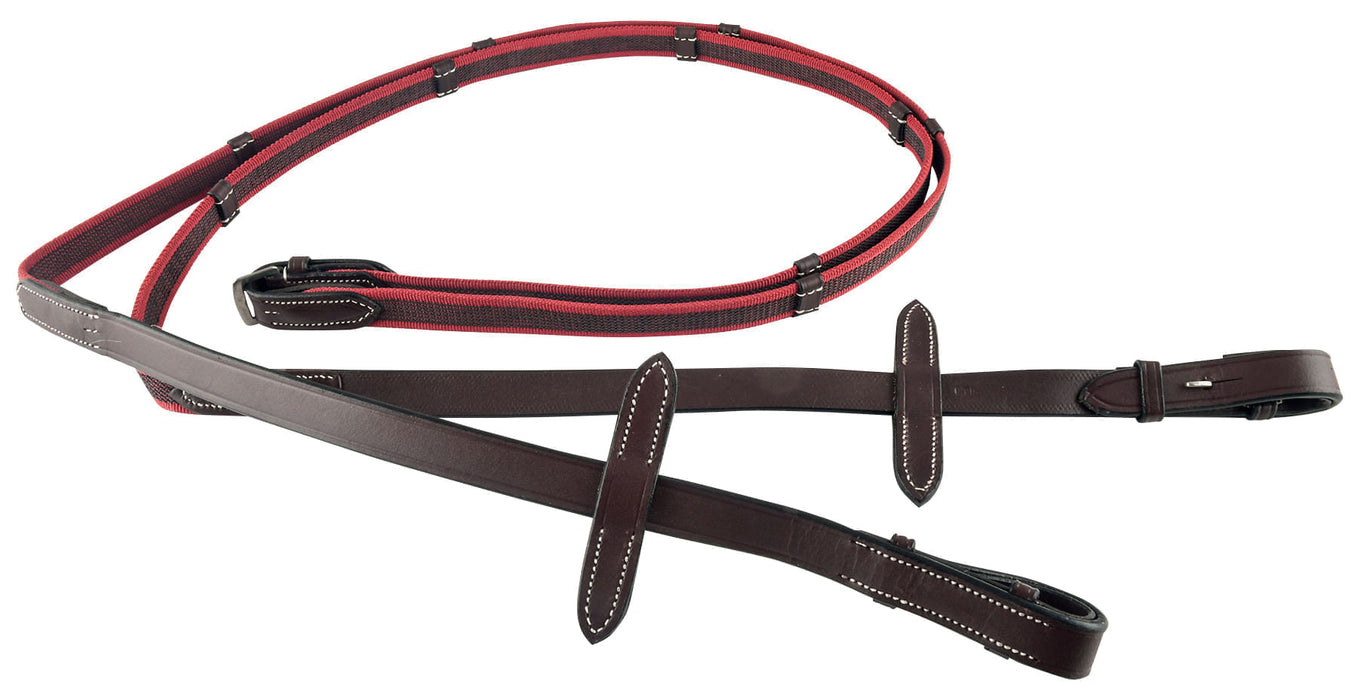 Weatherbeeta Kincade Sure Grip Reins - Brown  