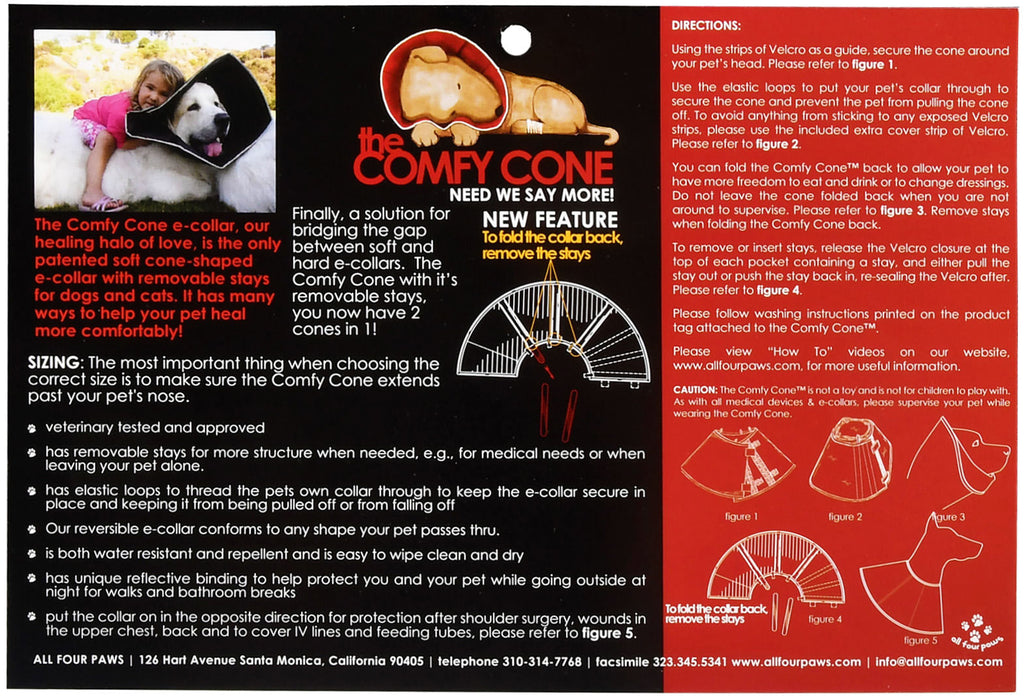 The Comfy Cone Dog Cone Soft Recovery Collar - Medium Comfy Cone (12-15" neck)  