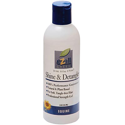 eZall Shine & Detangler, 8 oz -   