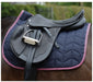 Saxon Element Quilted All Purpose Saddle Pad - Navy/Pink  