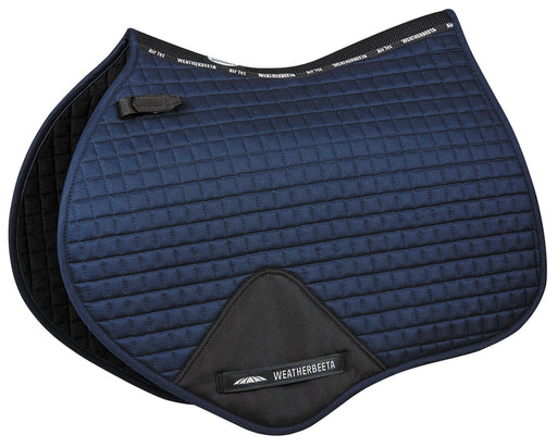 WeatherBeeta Jump Shaped Saddle Pad - Navy Blue  