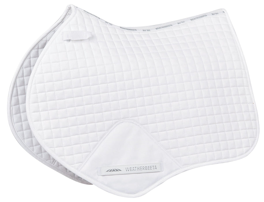 WeatherBeeta Jump Shaped Saddle Pad - White  