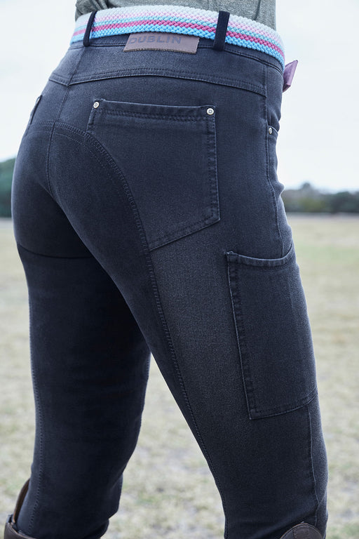 Dublin Shona Full Seat Denim Breeches - Denim 10/28 