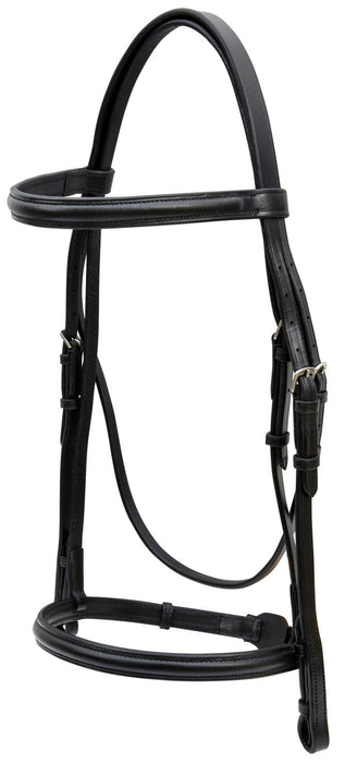 Weatherbeeta Kincade Plain Raised Bridle, Full size - Black  