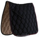 Roma Ecole Double Diamond Dressage Saddle Pad - Black/Red  