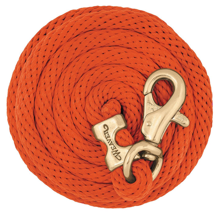 10' Weaver Poly Lead Rope w/ Bull Trigger Snap - Jeffers - Horse Supplies > Horse Tack > Horse Leads