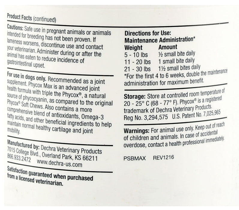 Phycox MAX - Phycox MAX Small Bites, 120 count  