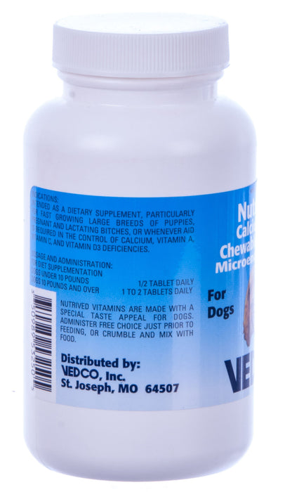 NutriVed Calcium Plus Chewable Tabs -   