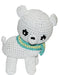 Christmas Knit Knack Toys - Sm Polar Bear Christmas Knit Knack Toy  