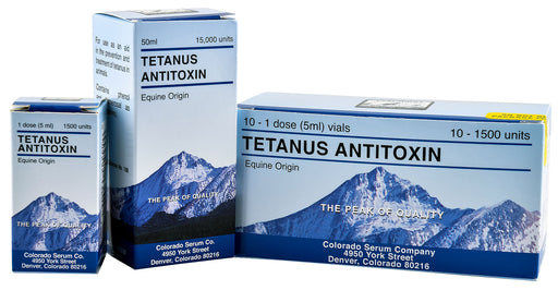 Tetanus Antitoxin - 1,500 Units  